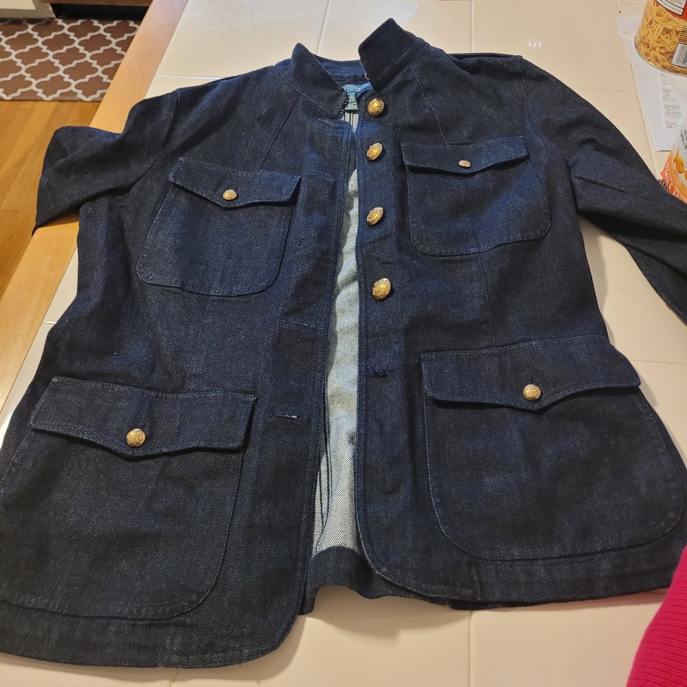 Lauren Jean's company Jean jacket, large